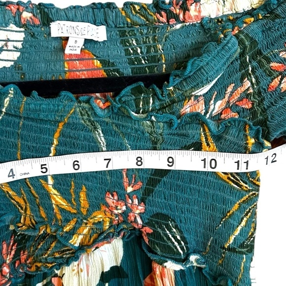 Patrons of Peace Smocked Off The Shoulder Floral Maxi Dress - Picture 10 of 11